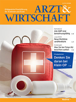 Cover Arzt und Wirtschaft Ausgabe 02 Jg. 2024