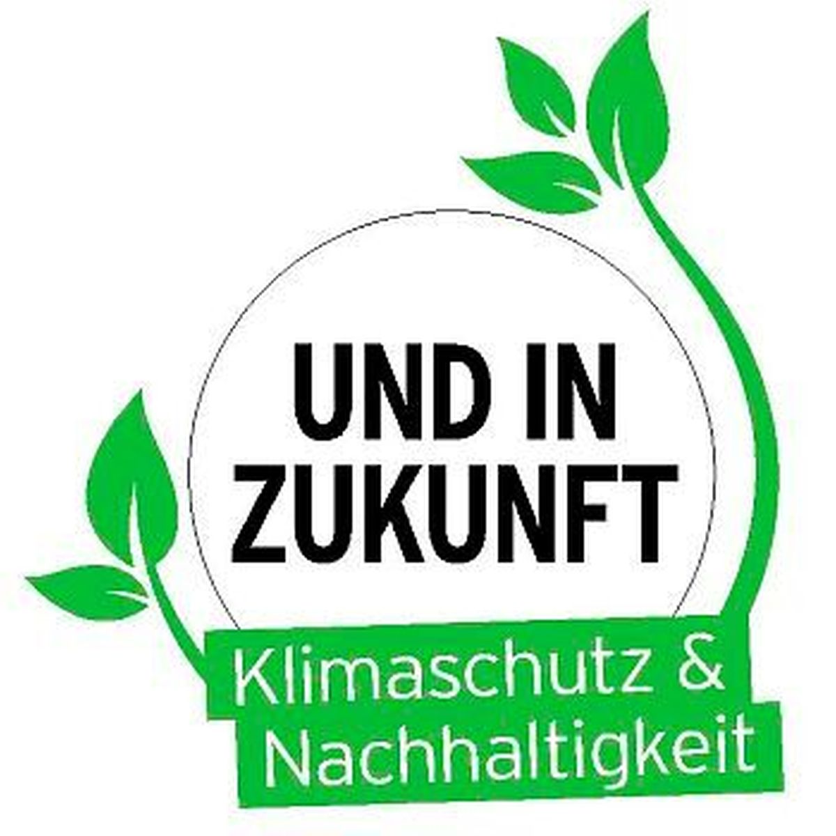 Logo UND IN ZUKUNFT Klimaschutz & Nachhaltigkeit