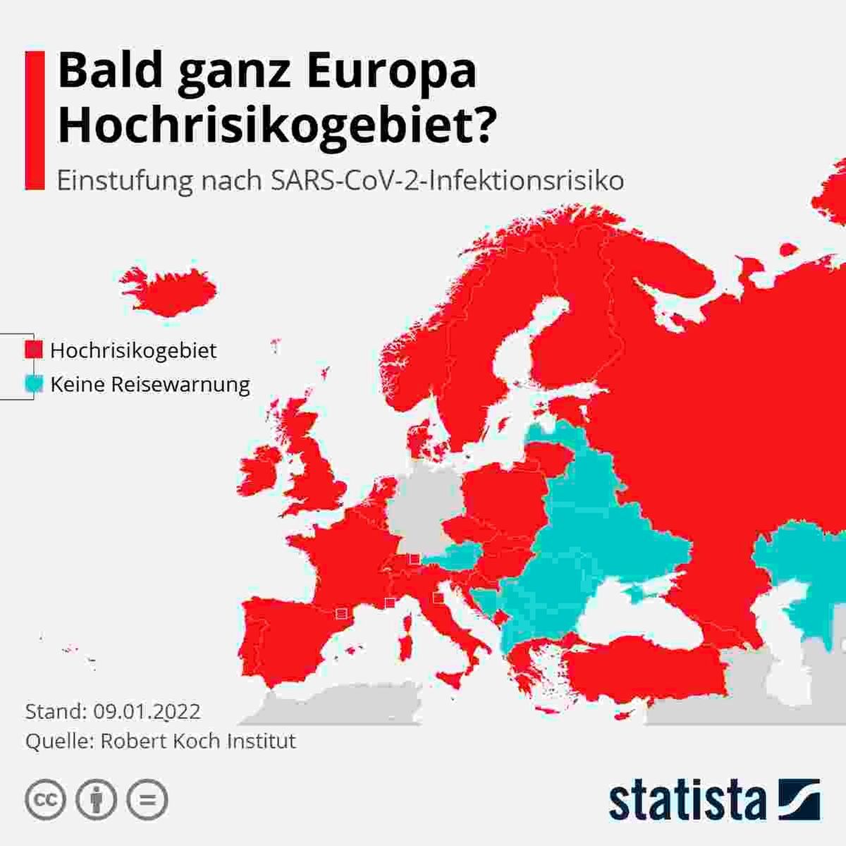 Coronavirus Verbreitung in Europa